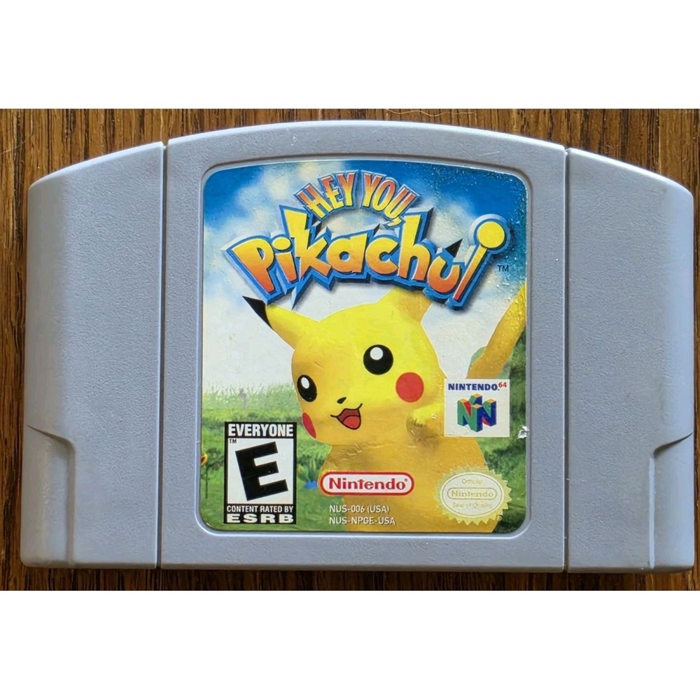 *Authentic* Hey You, Pikachu Nintendo 64 N64